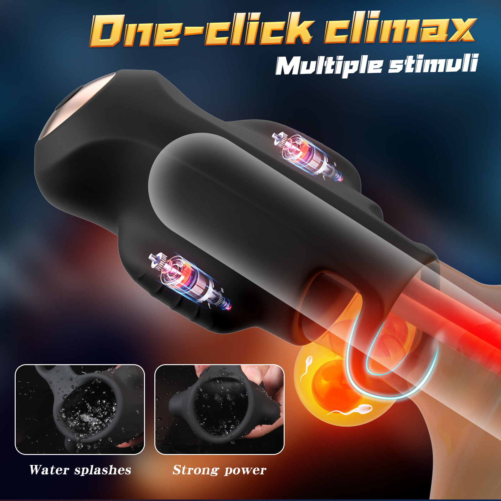 2025 DominatorX Series🔥🎁🎁 ThunderCore - Command His Surge Lock Her Moans
