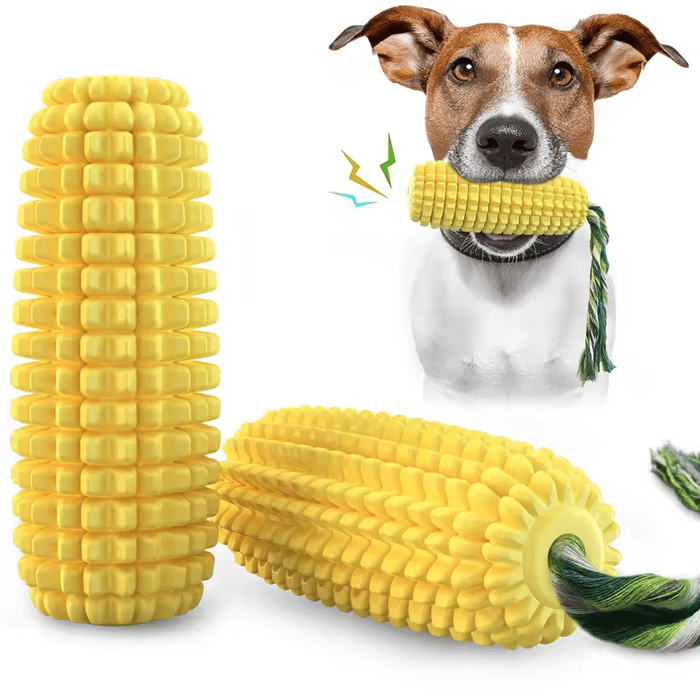 Durable TPR Corn Dog Chew Toy🌽