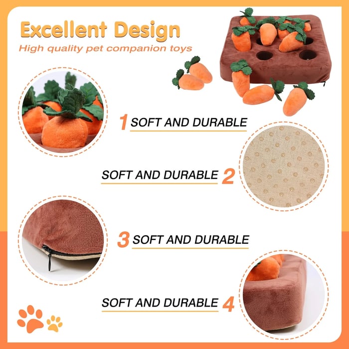 🐶Carrot Farm Dog Toy