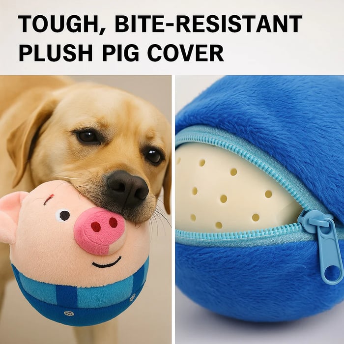 BouncyPig Smart Interactive Jumping Dog Toy (Rechargeable)