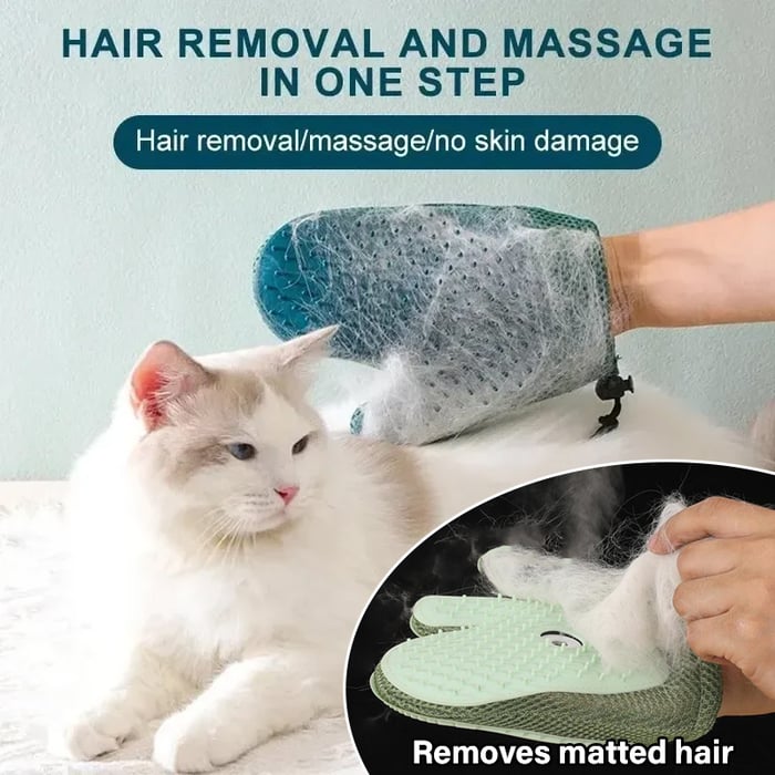 🔥2026 SALE - Multi-purpose Pet Steam Grooming Gloves