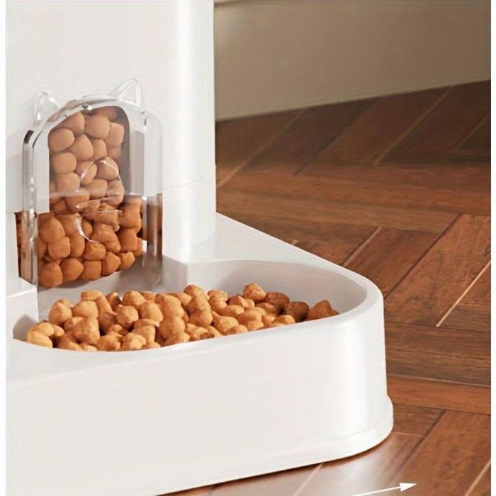 2-in-1 Gravity Pet Feeder and Water Dispenser Station