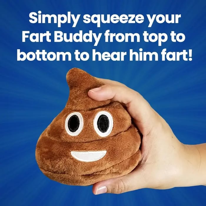 💩🤣 Farting Plush Poop Toy – Endless Laughs & Party Fun for Family & Pets