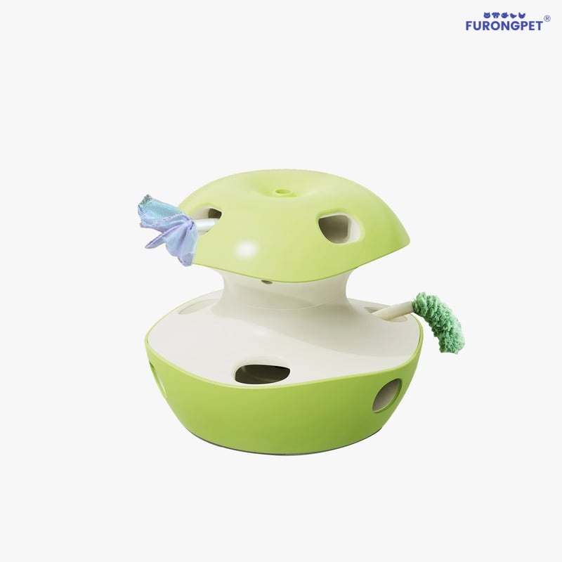 🍎 Interactive Apple Cat Toy – Fun Prey Play for Curious Kitties!✨
