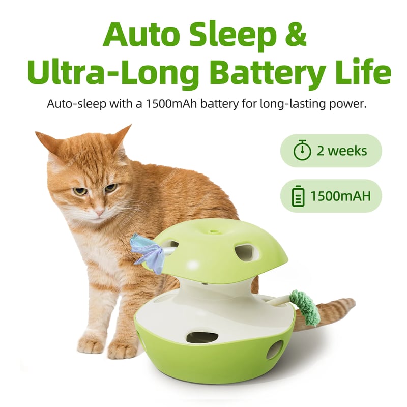 🍎 Interactive Apple Cat Toy – Fun Prey Play for Curious Kitties!✨