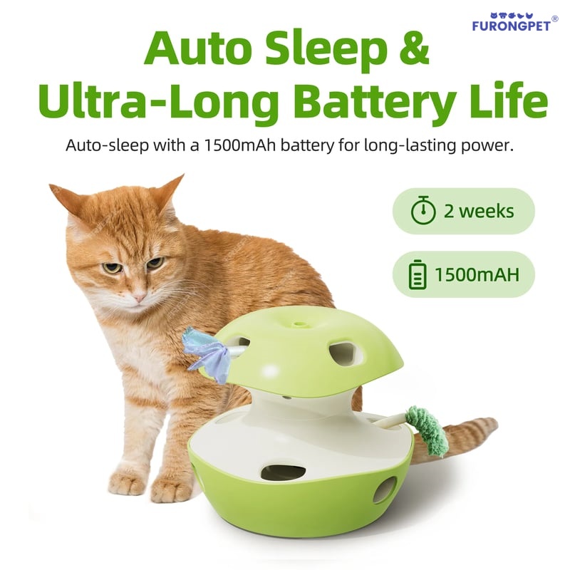 🍎 Interactive Apple Cat Toy – Fun Prey Play for Curious Kitties!✨