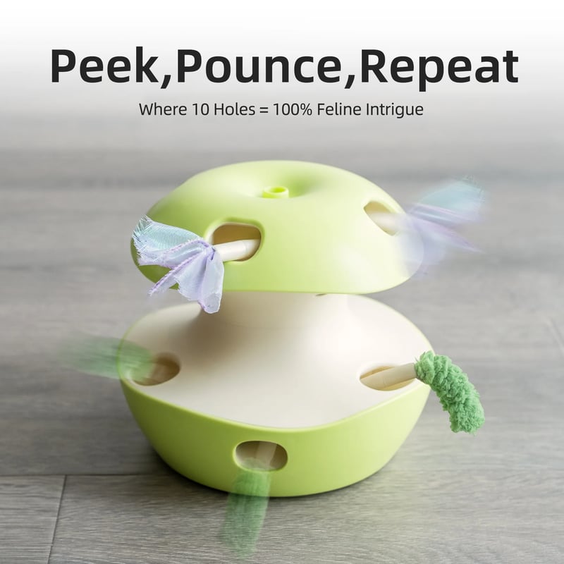 🍎 Interactive Apple Cat Toy – Fun Prey Play for Curious Kitties!✨