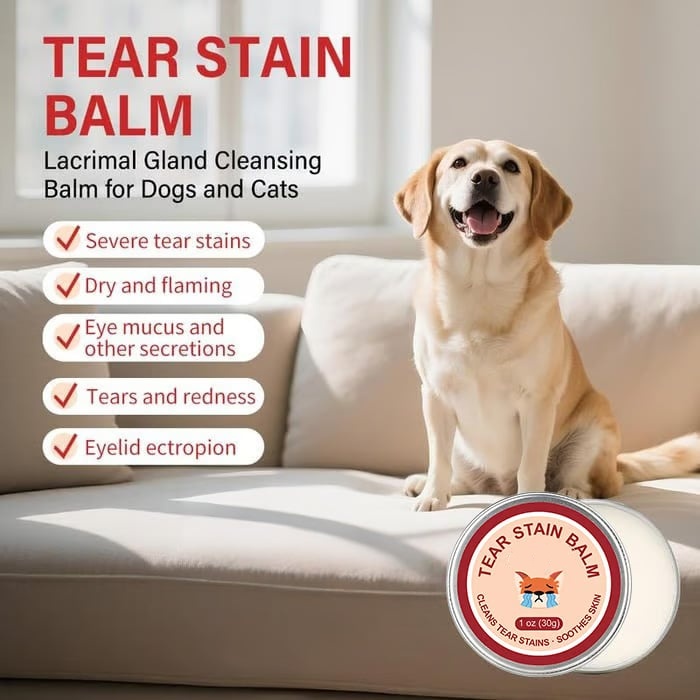 🐱🐶Pet Tear Stain Protection Cream & Brush Set