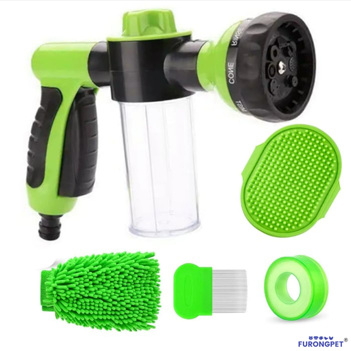 🐶Multifunctional Upgrade Dog Washing Hose Attachment-8-in-1 Sprayer Mode Nozzle