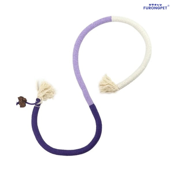 🔥HOT SALE 49% OFF😻3 pack Catnip chew rope toy – Natural, safe dental cleaner for indoor kittens