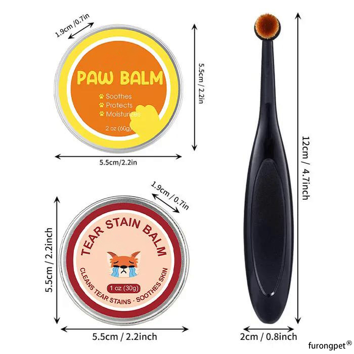 🐱🐶Pet Tear Stain Protection Cream & Brush Set