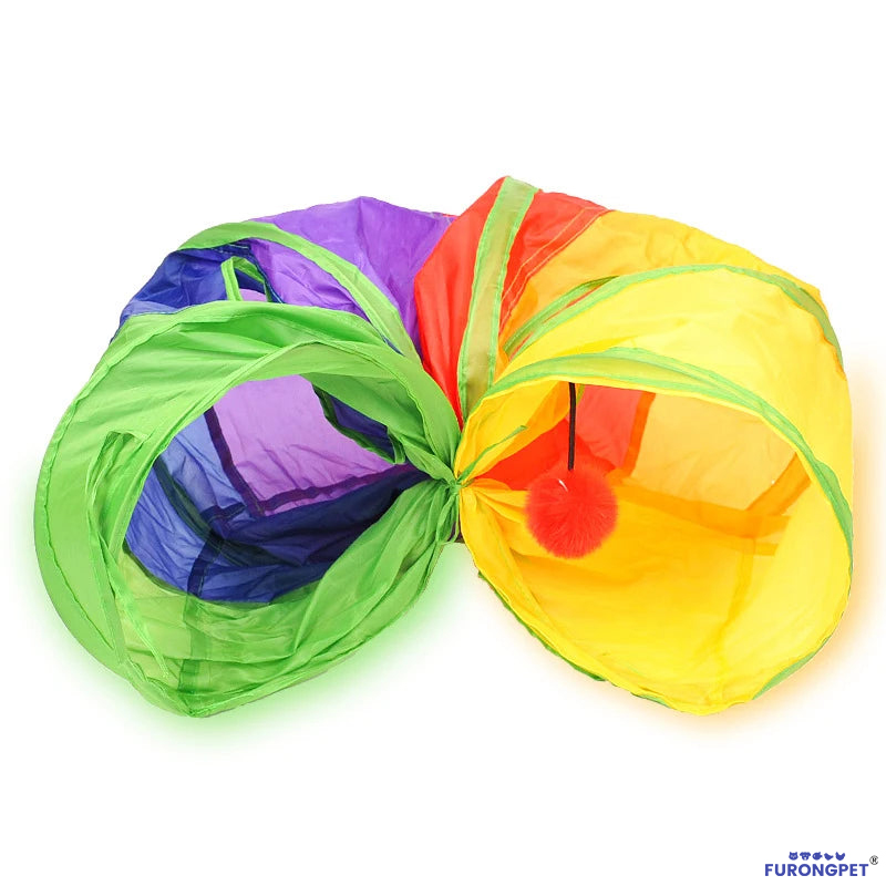 Cat Tunnel – Foldable Pet Play Tube for Indoor & Outdoor Fun