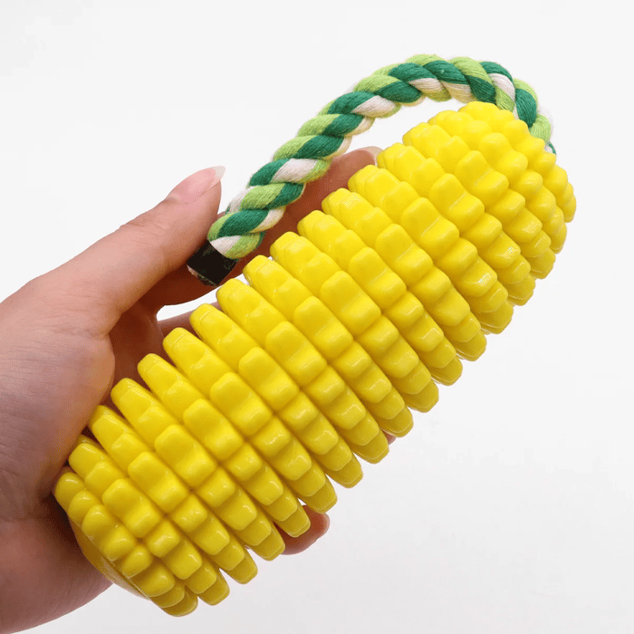 Durable TPR Corn Dog Chew Toy🌽