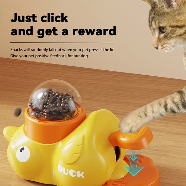🏆Flash Sale⚡Duck Pet Feeder - Interactive Pecking Fun for Pets!