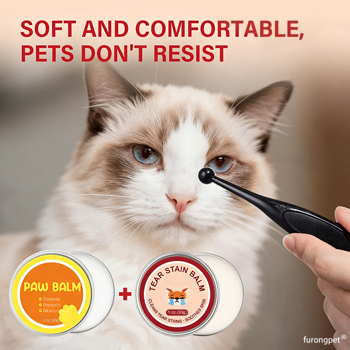 🐱🐶Pet Tear Stain Protection Cream & Brush Set