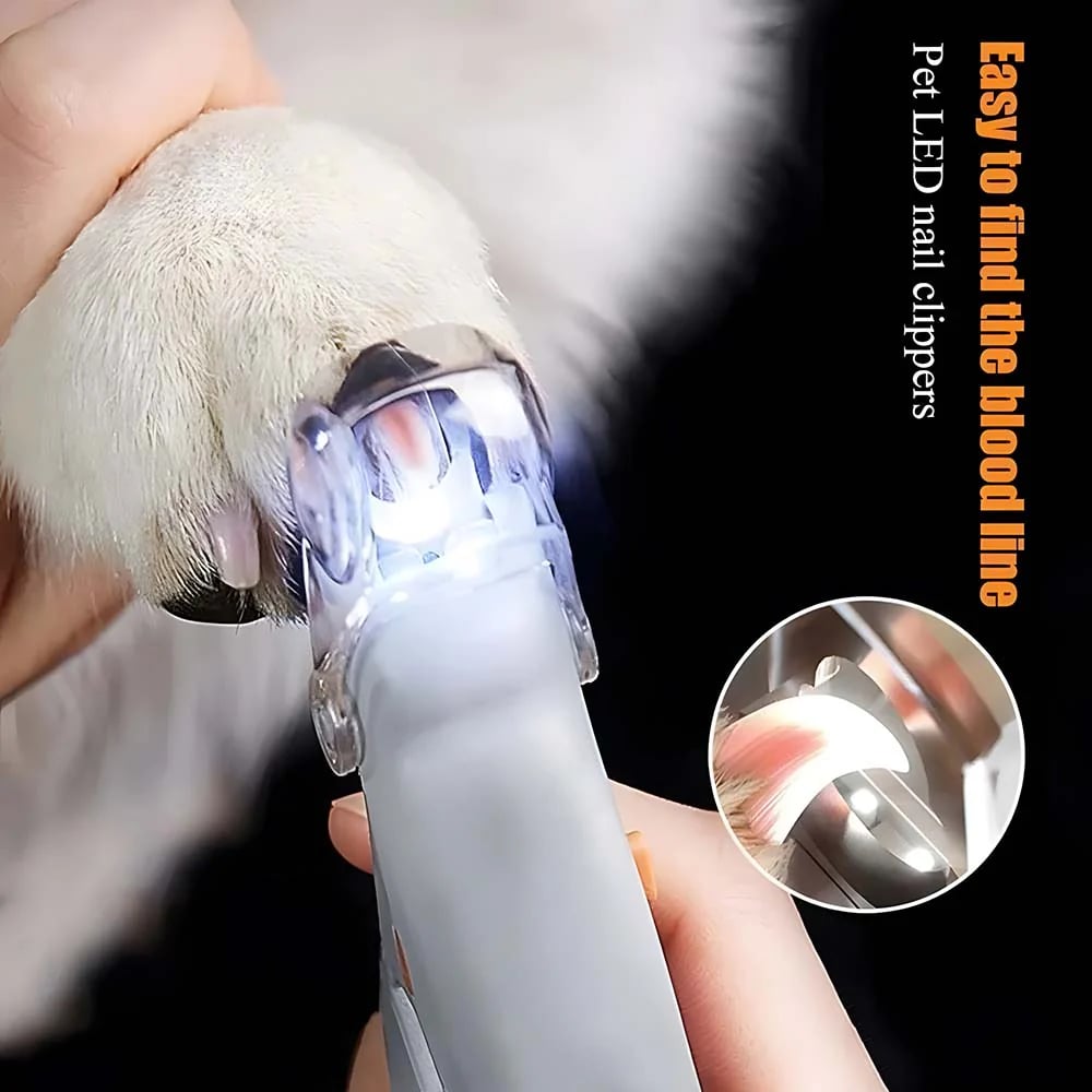 🎁LED Light Pet Nail Clippers - 5X Magnification