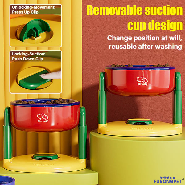 🔥2026 SALE - Liftable Suction Cup Pet Bowl