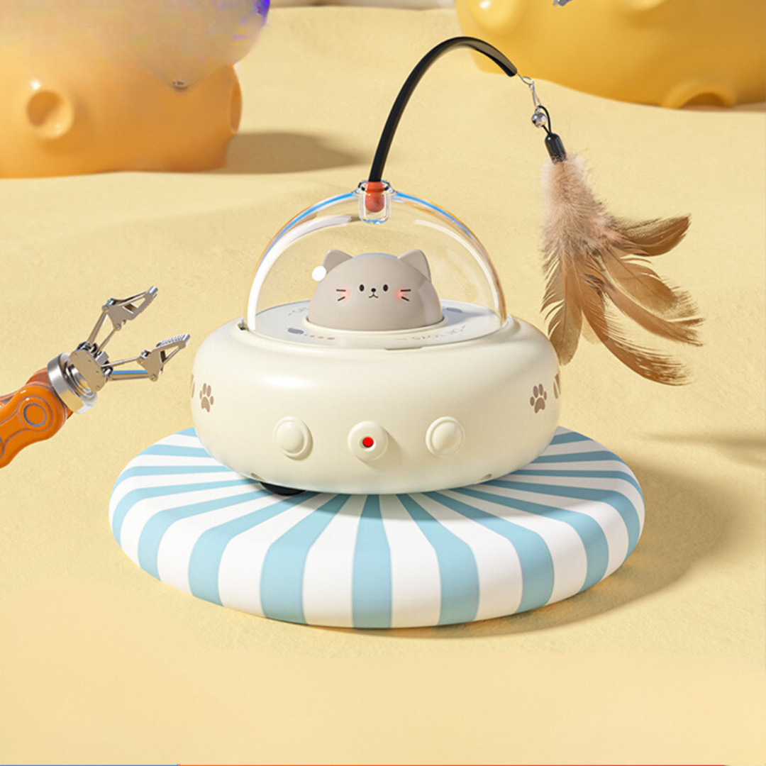 Cat UFO Laser Toy