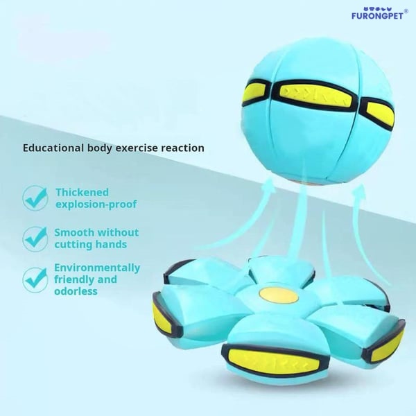 Children's bouncing ball，Magic metaball ，Magic Flying Saucer，bouncy ball，Parent-child interaction (Suitable for small dogs）