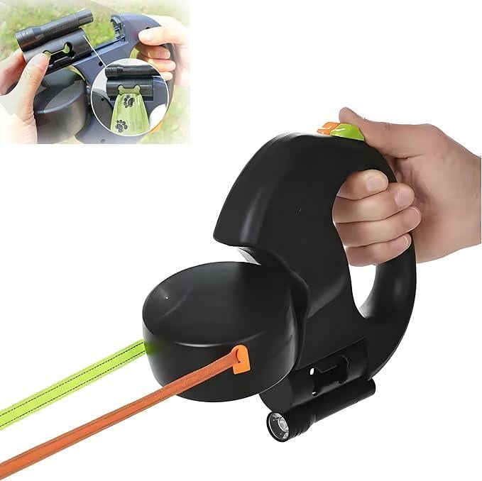 🐕 New Dual-Head Retractable Pet Leash 🐕‍🦺