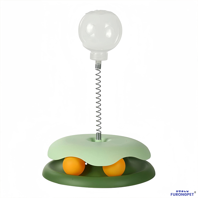 Cat Puzzle Food Leaking Ball Toy – Interactive Treat Feeder for Cats and Dogs