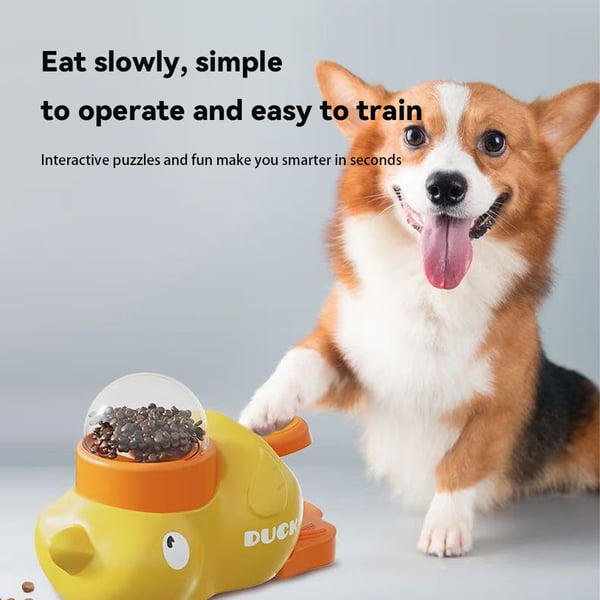 🏆Flash Sale⚡Duck Pet Feeder - Interactive Pecking Fun for Pets!