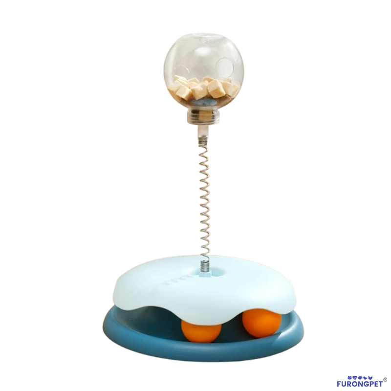 Cat Puzzle Food Leaking Ball Toy – Interactive Treat Feeder for Cats and Dogs