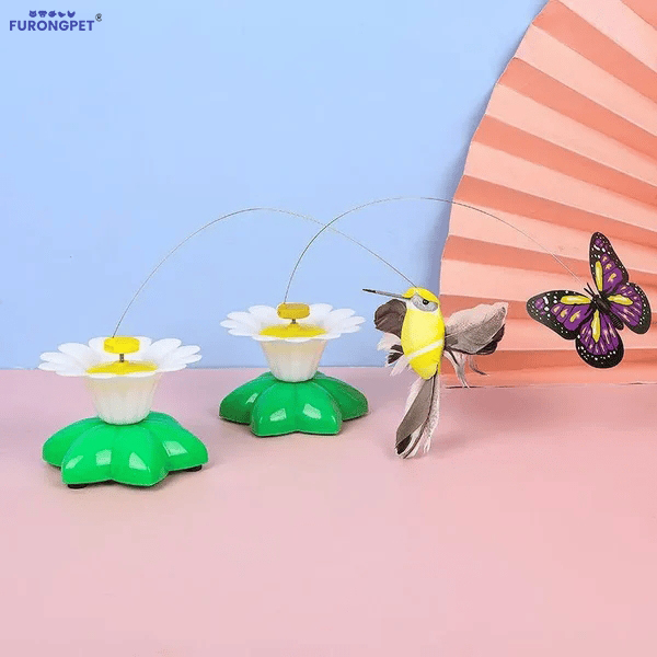 Electric bird teasing cat toy