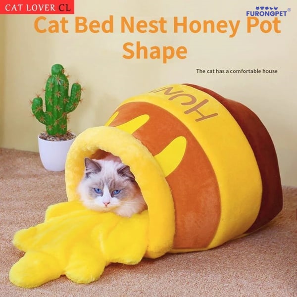 🔥HOT SALE 49% OFF🍯Honey Jar Cat Bed😻