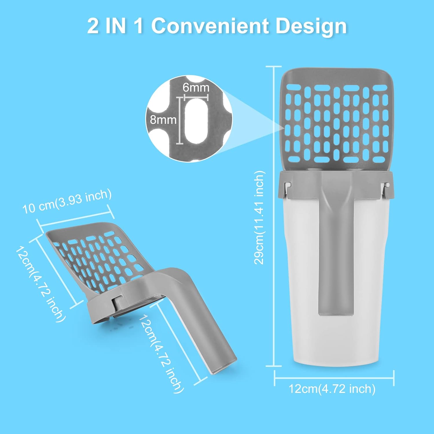 Self-Cleaning Cat Litter Scoop