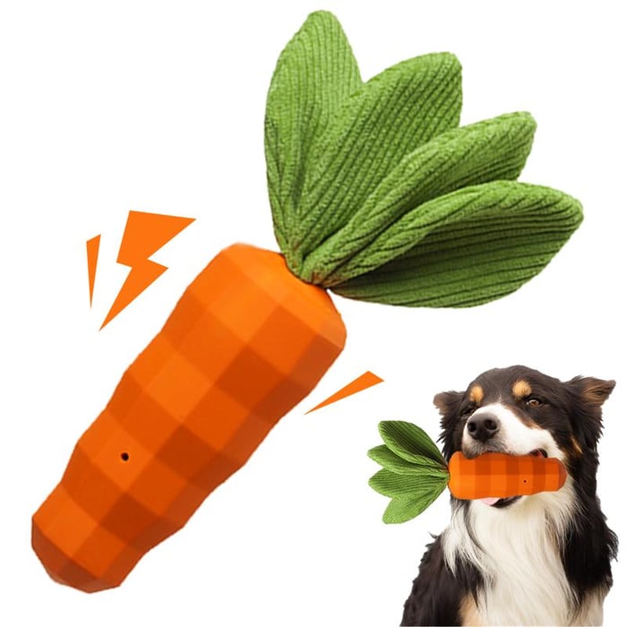 🐶 Safe Milk Flavor Quiet Squeak Dog Toy