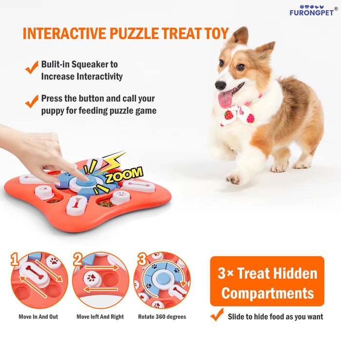 Interactive Dog Puzzle Toy