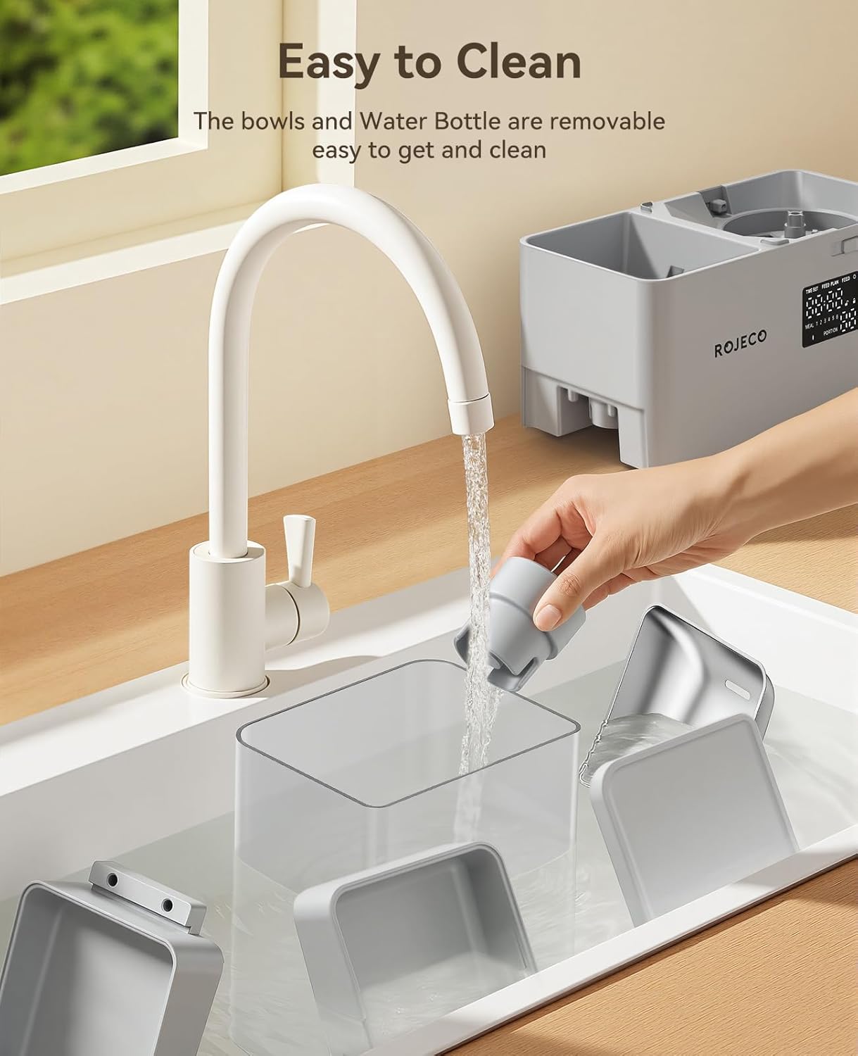 Pet Automatic Cat Feeder and Gravity Water Dispenser