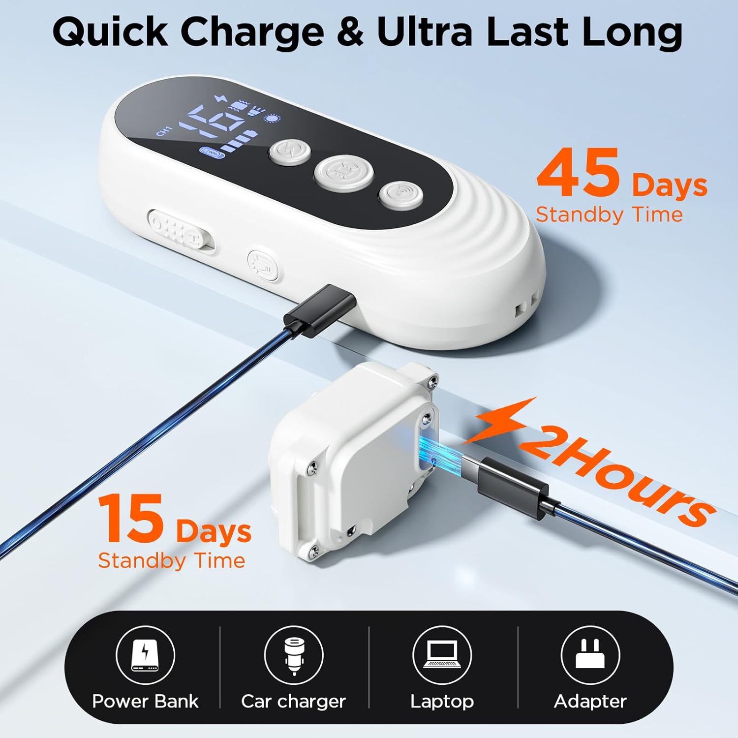 Dog Shock Collar, 3300Ft Dog Training Collar With Remote