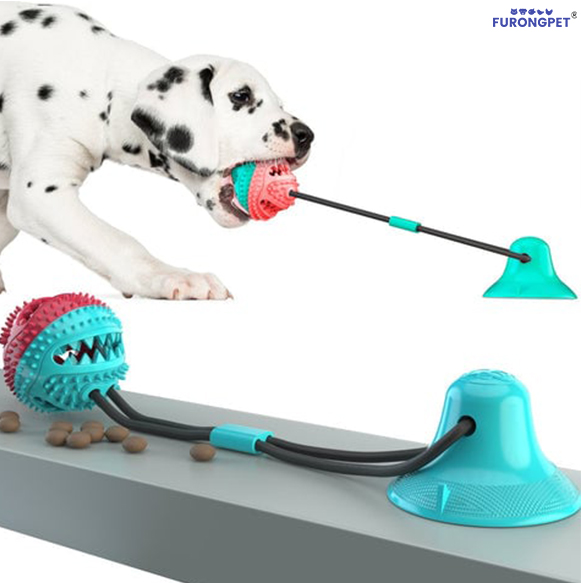 ❤️ Dog Chew Toy Suction Cup Teeth Cleaner