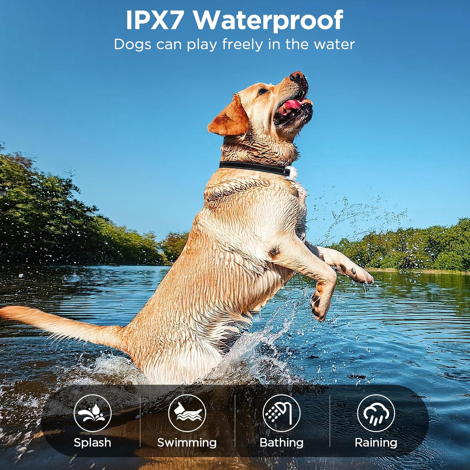 Dog Shock Collar, 3300Ft Dog Training Collar With Remote