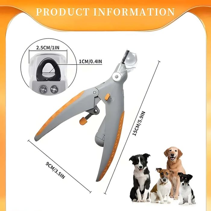 🎁LED Light Pet Nail Clippers - 5X Magnification