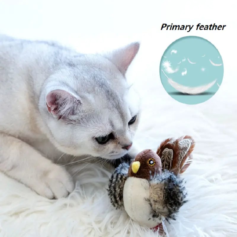simulation bird cat toy squeaky cat feather toy for indoor cats kitten interactive play toy squeaky cat animal feather toy 3 simulation bird cat toy squeaky cat feather toy for indoor cats kitten interactive play toy squeaky cat animal feather toy 3
