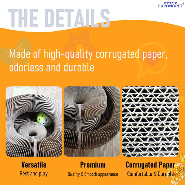 Magic Organ Cat Scratching Board--Comes with a toy bell ball