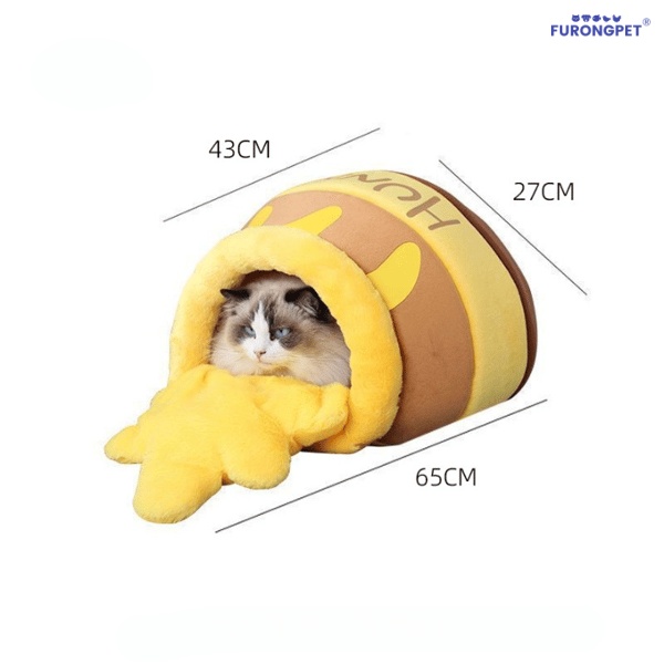 🔥HOT SALE 49% OFF🍯Honey Jar Cat Bed😻