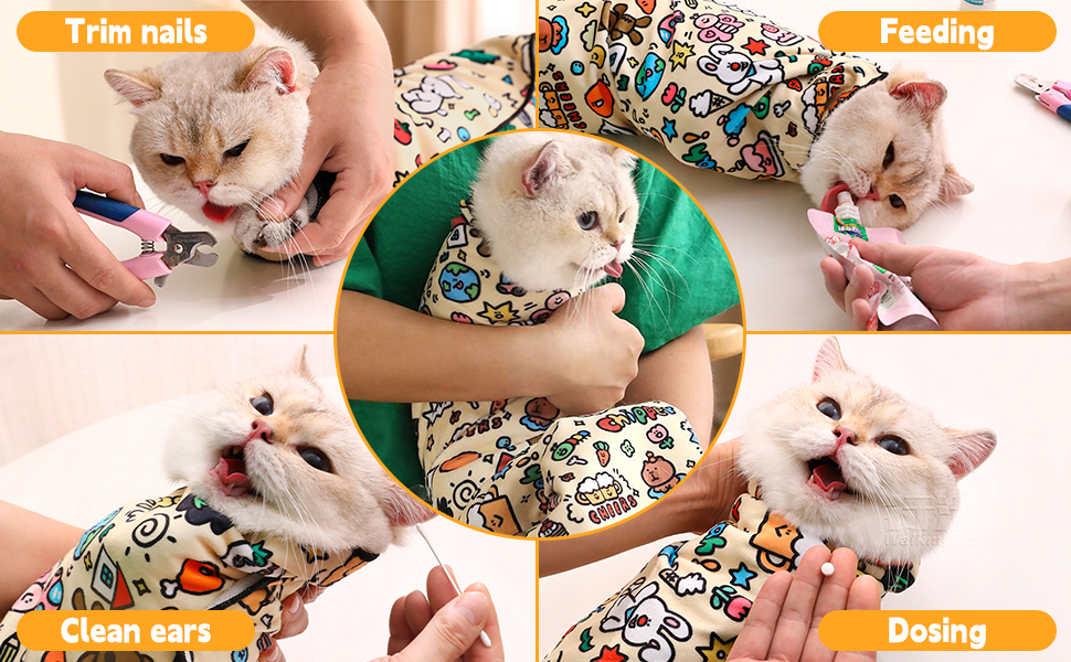 Cat Grooming Wrap