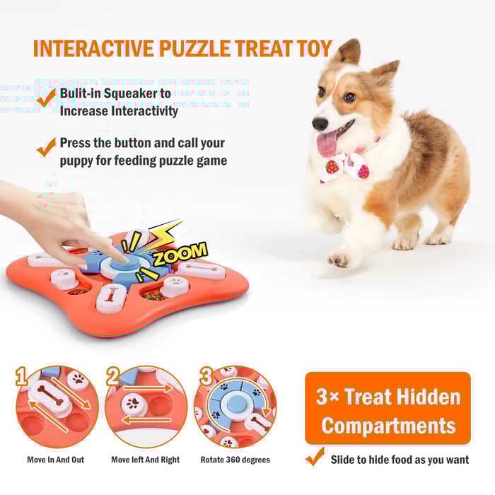 Interactive Dog Puzzle Toy