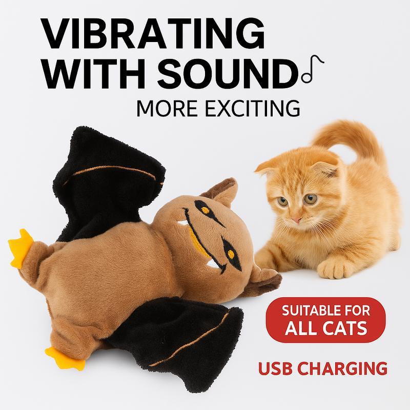 Interactive Chirping & Flapping Toy for Pets
