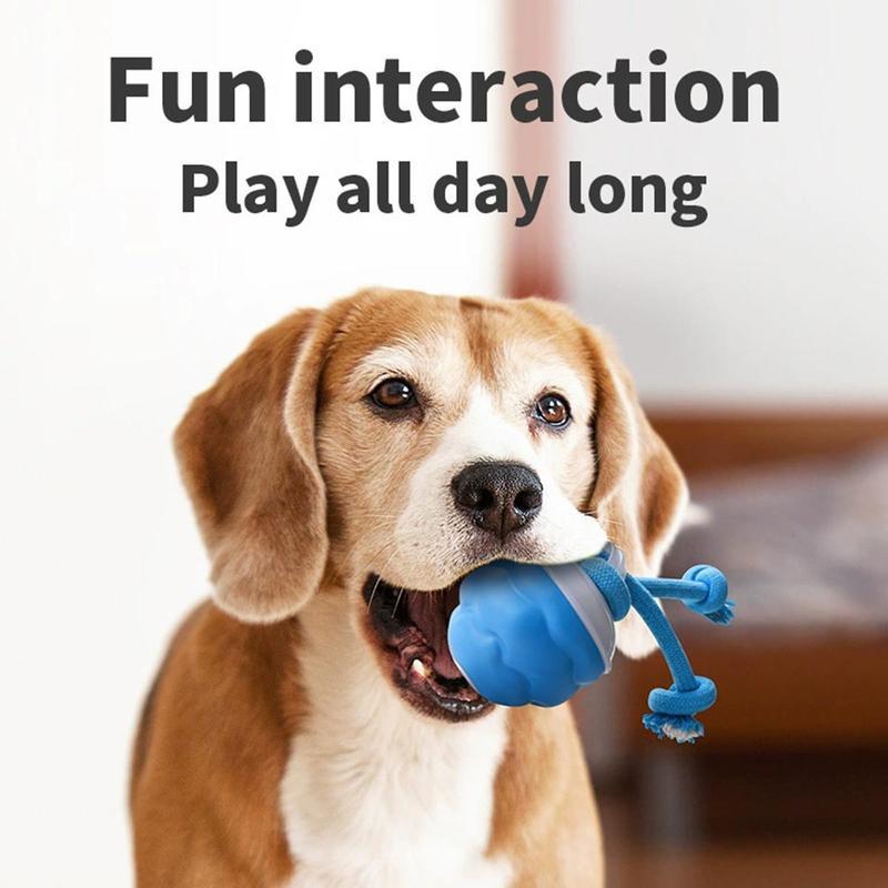 Interactive Dog Toys with Motion Activated, Squeaky Dog Toy Active Rolling Ball Wicked Ball for Daily Training