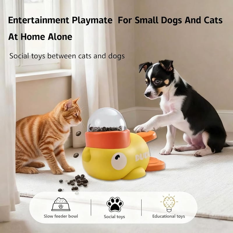 Pet interaction snack dispenser toy