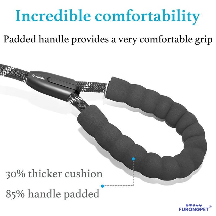 Heavy Duty Dog Leash with Shock Absorbing Bungee