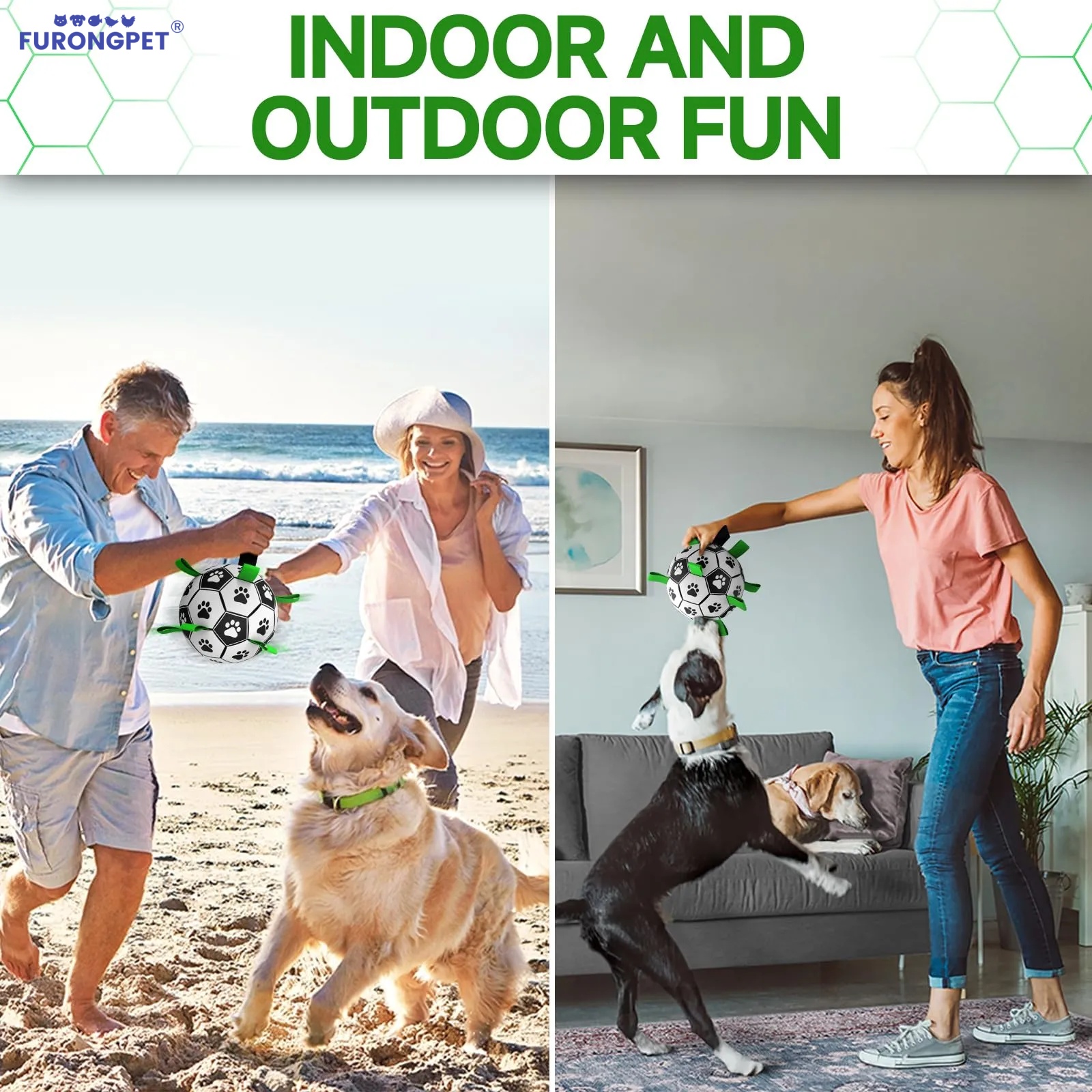 Interactive Floating Dog Soccer Ball