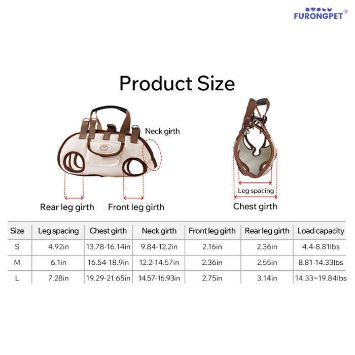 EasyGo Crossbody Pet Carrier Harness