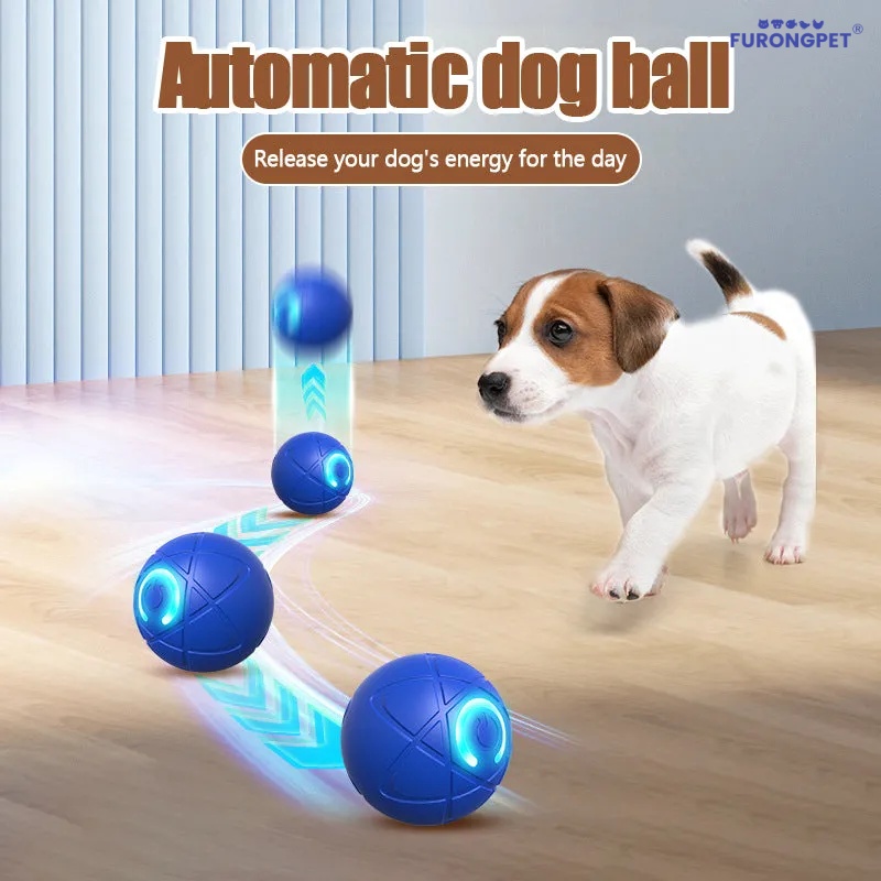 Interactive USB‑Rechargeable Bouncing Ball Toy for Dogs