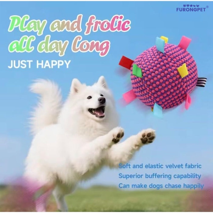 Interactive Plush Dog Toy